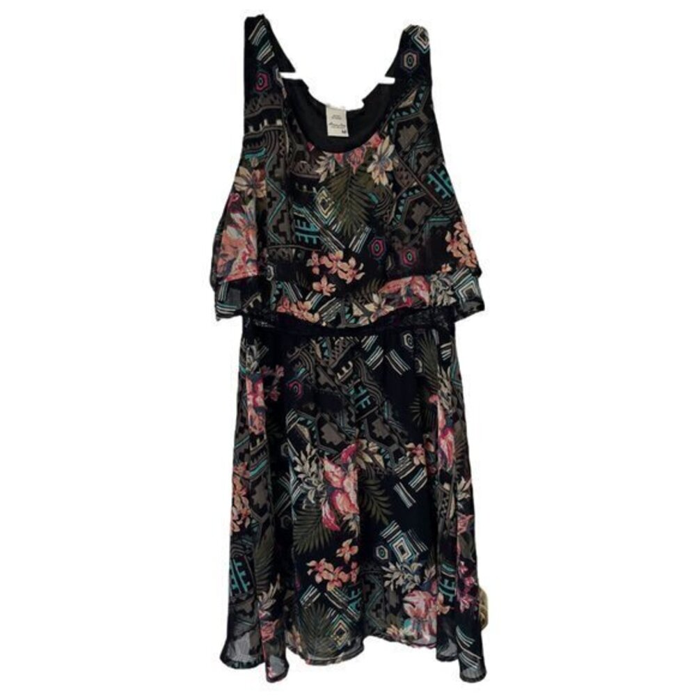 american rag // cie floral | sleeveless flowy floral summer print dress | medium